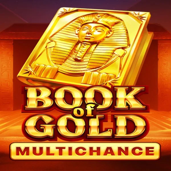 Official Slots logo: Book of Gold Multichance by Playson at Hugo Casino
