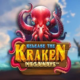 Release the Kraken Megaways logo by Pragmatic Play Hugo Casino